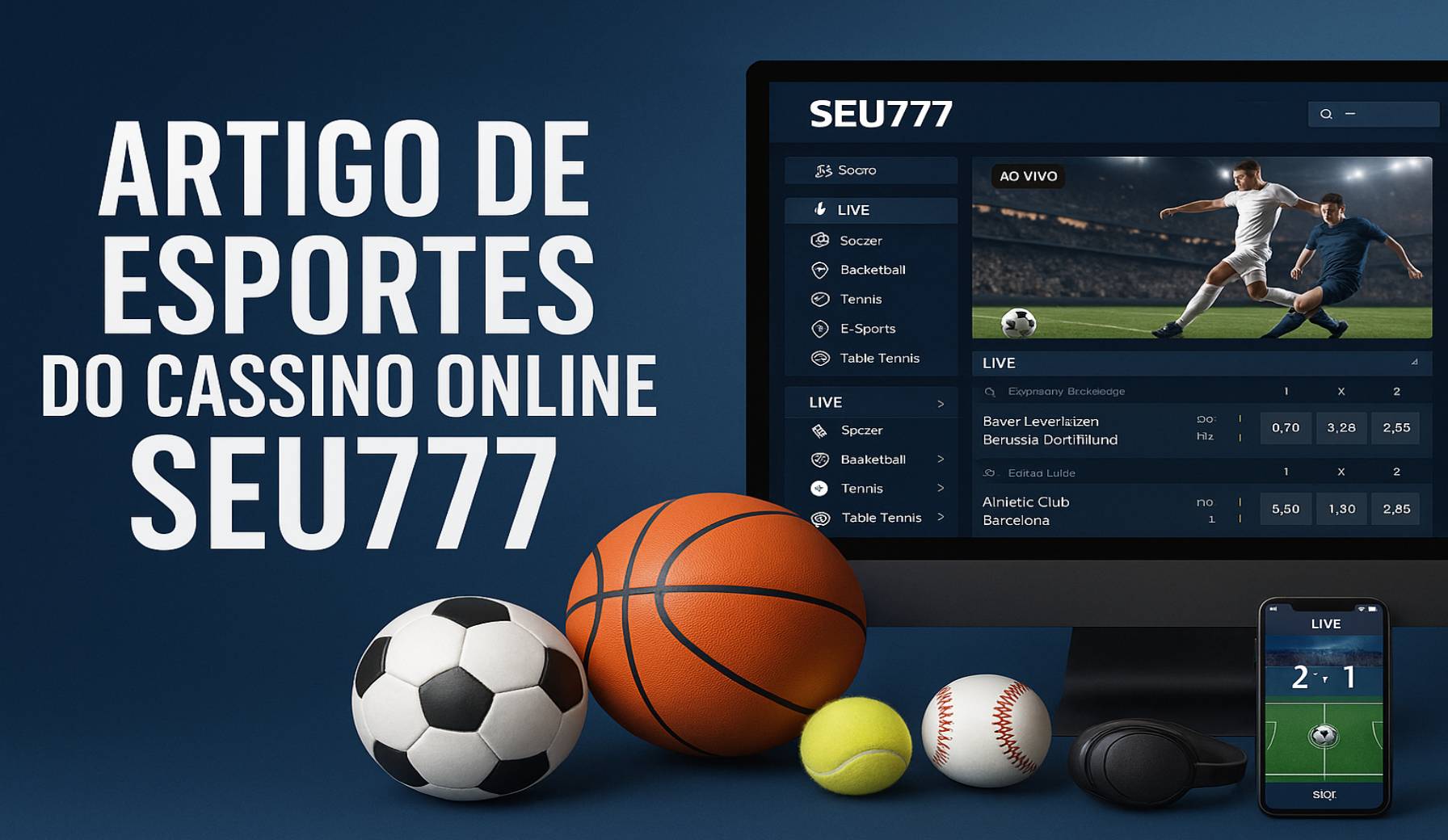 Apostas esportivas no cassino online SEU777